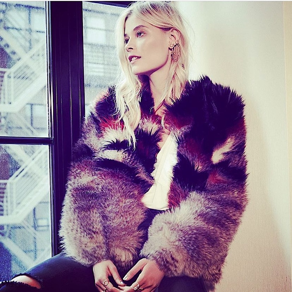 FREEPEOPLE Scarlet Faux Fur Jacket